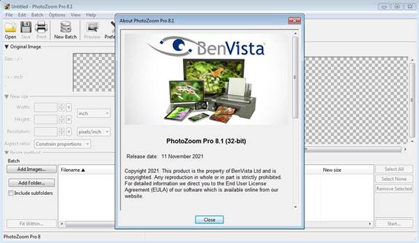 Benvista PhotoZoom Pro full version crack free